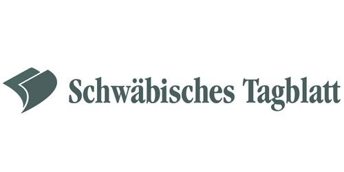 Das Bild zeigt das Logo des Schwäbischen Tagblatts in dem Sandra Fabri als Kinderastrologin vorgestellt wird